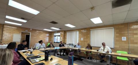 meeting with riverbank and army