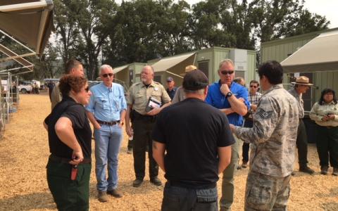 Ferguson Fire Drone Briefing